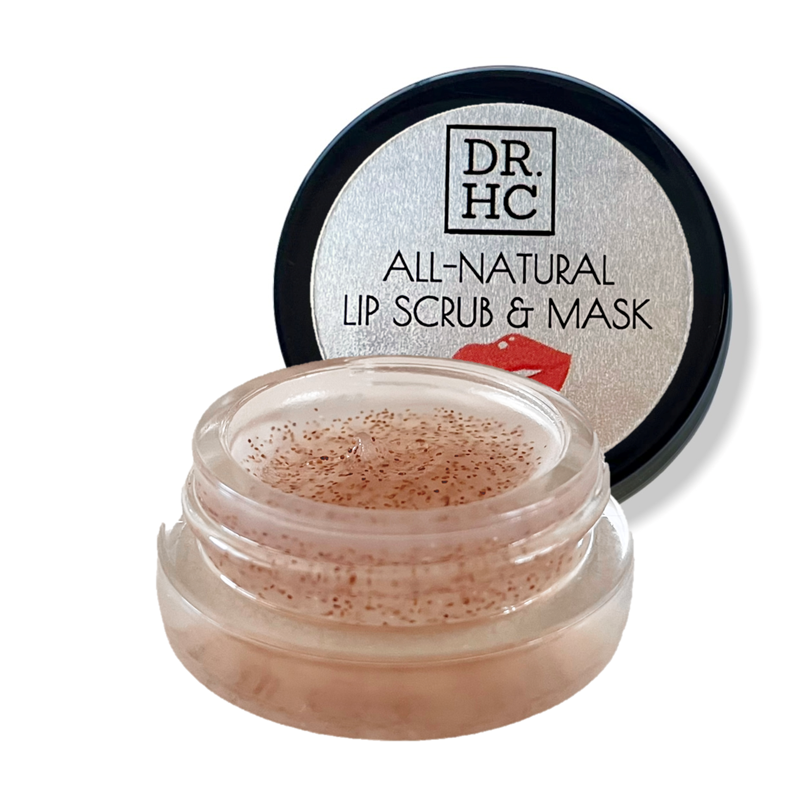 DR.HC All-Natural Lip Scrub & Mask (10g, 0.35 oz.) (with Panax Ginseng, Raspberry & Avocado) (Exfoliating, Anti-pigmentation, Anti-dryness, Plumping...)-3