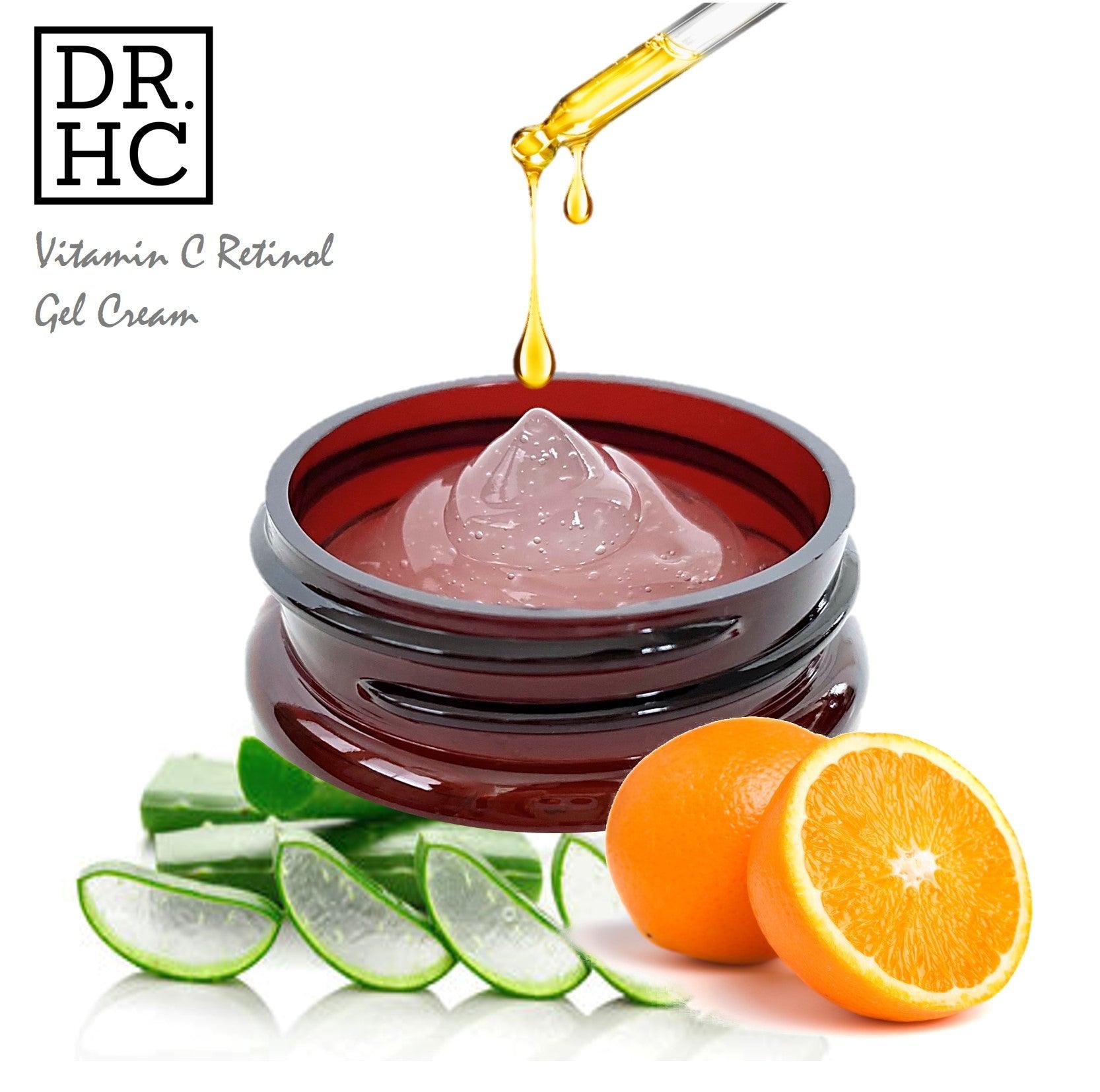 DR.HC Vitamin C Retinol Gel Cream (25~40g, 0.9~1.4oz.) (Skin brightening, Anti-aging, Anti-blemish, Anti-acne...)-6